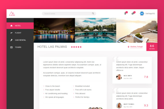 Screenshot of Trillo's landing page project